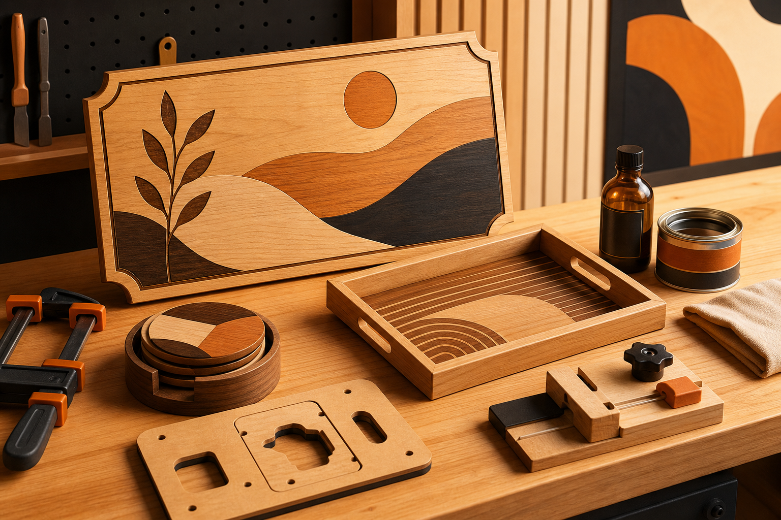 Professional illustration for Beginner CNC Projects That Can Sell